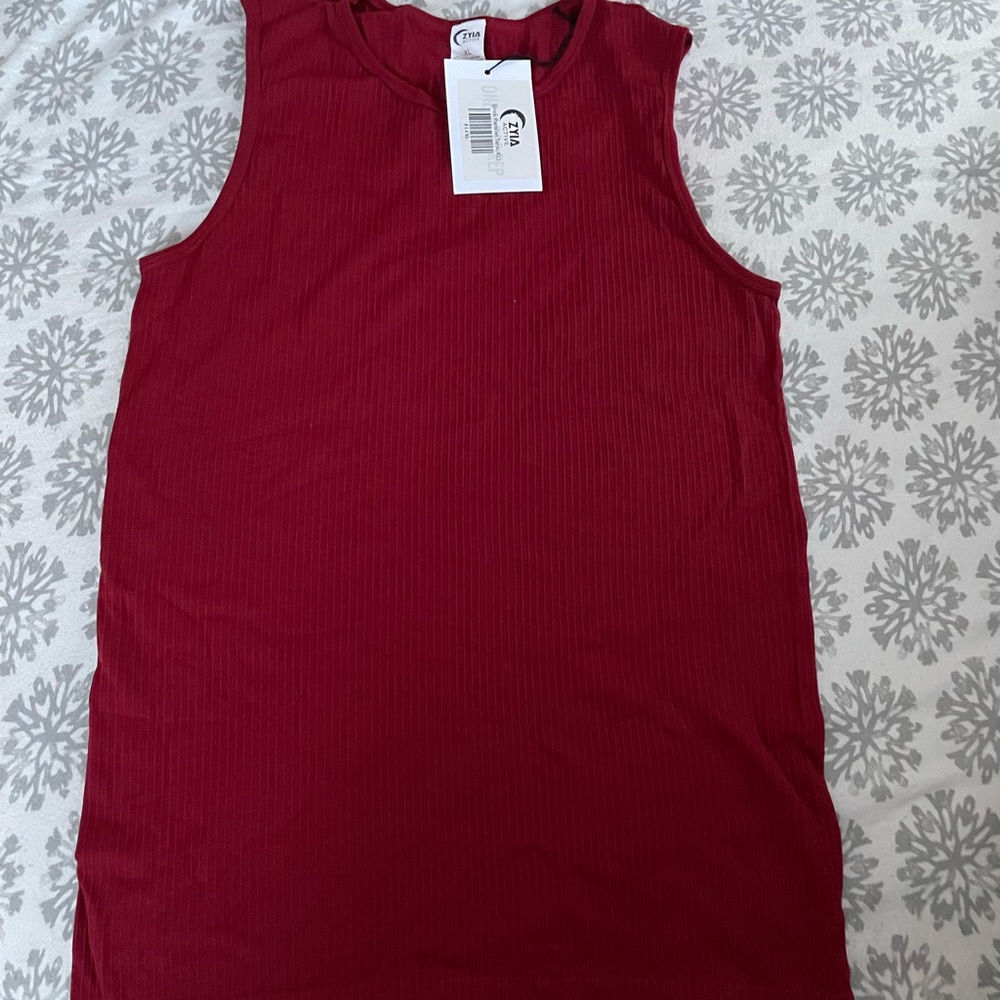 Zyia Parallel Tank- NWT XL in Brick